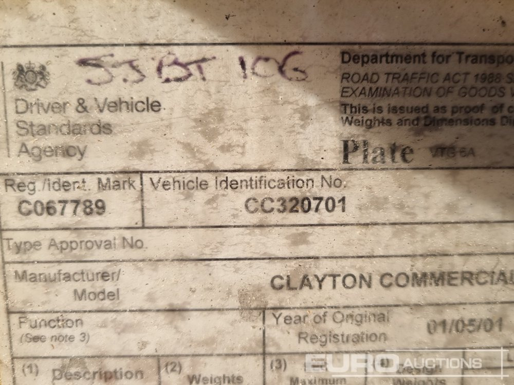 Semi-reboque cisterna Clayton Tri Axle Stainless Steel Tanker Trailer, Front Lift Axle: foto 39