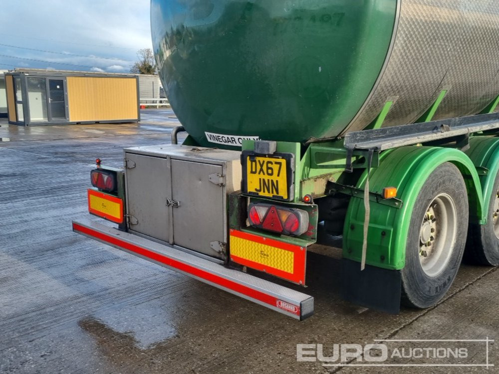 Semi-reboque cisterna Clayton Tri Axle Stainless Steel Tanker Trailer, Front Lift Axle: foto 15