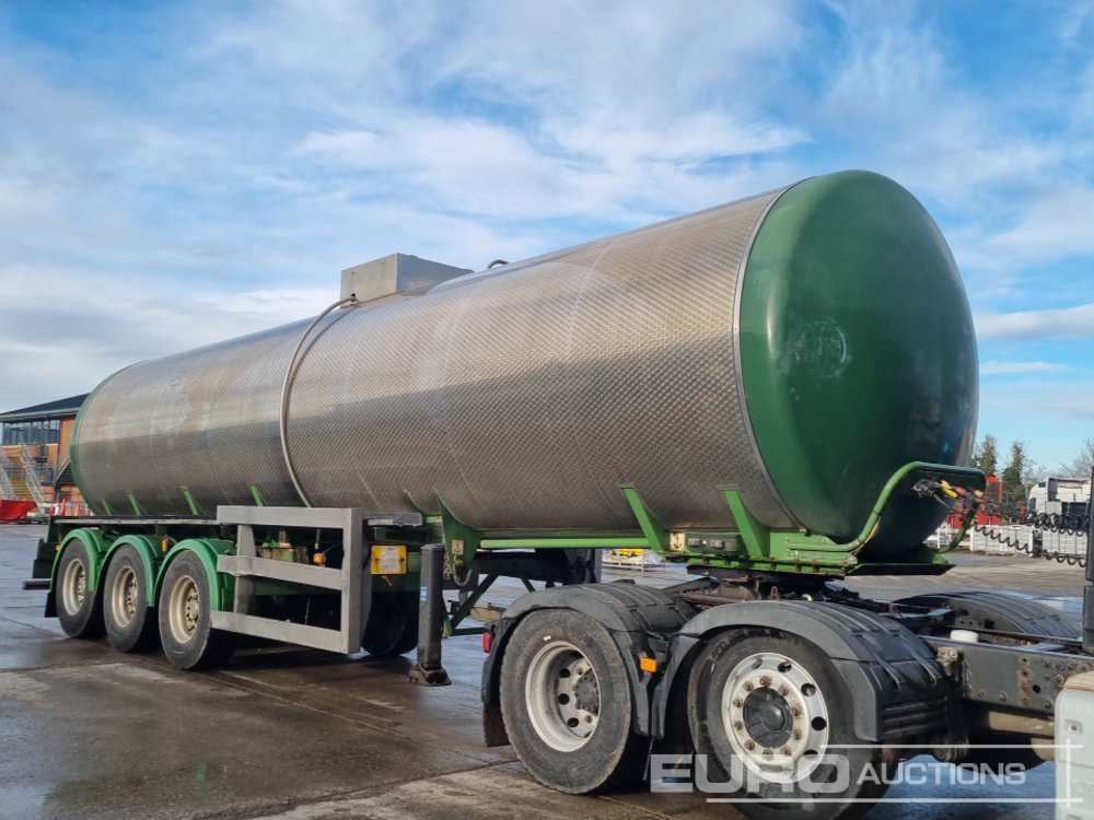 Semi-reboque cisterna Clayton Tri Axle Stainless Steel Tanker Trailer, Front Lift Axle: foto 7