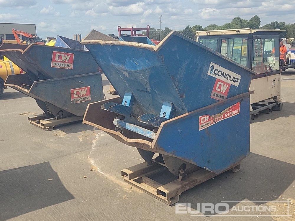 Conquip Tipping Skip to suit Forklift (2 of) - Contentor basculante: foto 1 Conquip Tipping Skip to suit Forklift (2 of) - Contentor basculante: foto 1