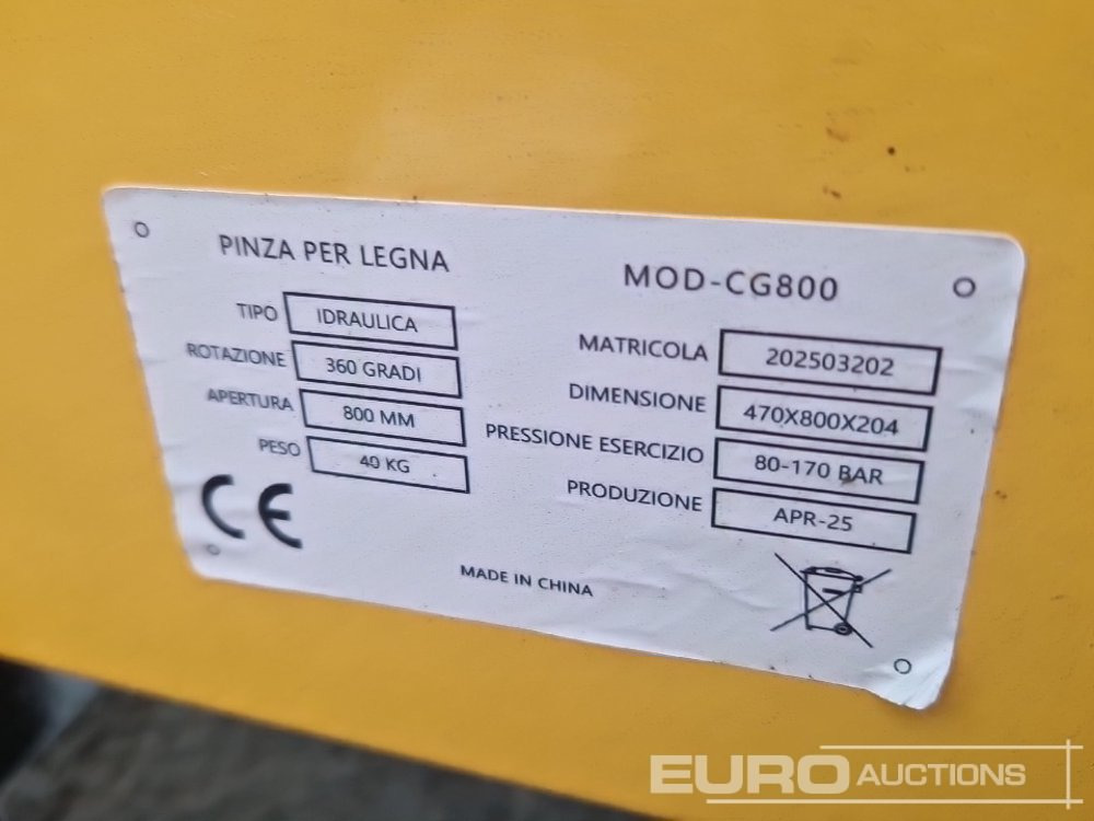Equipamento para Escavadeira Unused Rotary Log Clamp: foto 8 Equipamento para Escavadeira Unused Rotary Log Clamp: foto 8