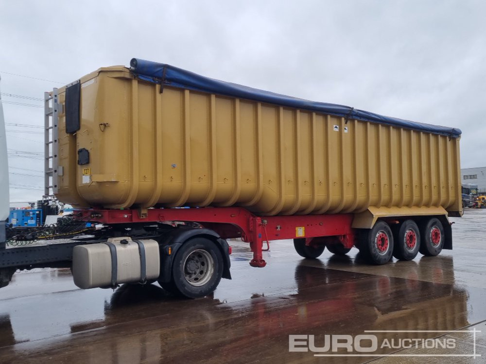 Fruehauf Tri Axle Bulk Tipper Trailer, Easy Sheet - Semi-reboque basculante: foto 1 Fruehauf Tri Axle Bulk Tipper Trailer, Easy Sheet - Semi-reboque basculante: foto 1