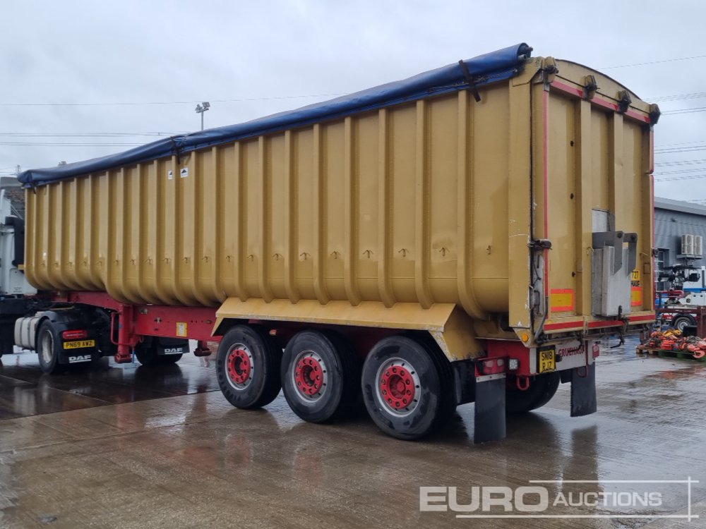 Fruehauf Tri Axle Bulk Tipper Trailer, Easy Sheet - Semi-reboque basculante: foto 3 Fruehauf Tri Axle Bulk Tipper Trailer, Easy Sheet - Semi-reboque basculante: foto 3