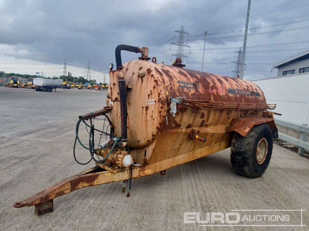 Hi-Spec Single Axle Drawbar Hydraulic Vacuum Slurry Tanker - Reboque agrícola: foto 1 Hi-Spec Single Axle Drawbar Hydraulic Vacuum Slurry Tanker - Reboque agrícola: foto 1