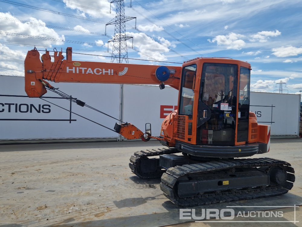 Hitachi EX75URT - Guindaste sobre esteiras: foto 1 Hitachi EX75URT - Guindaste sobre esteiras: foto 1