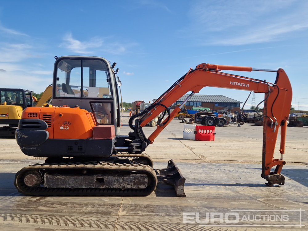 Mini escavadeira Hitachi ZX50 CLR: foto 6