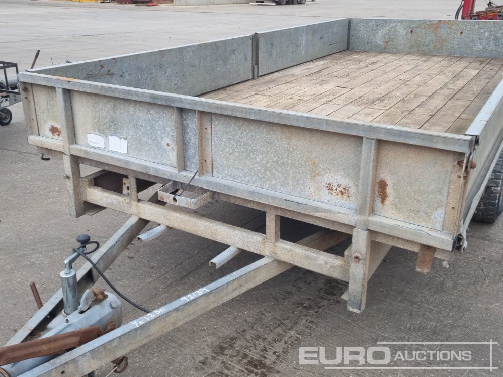 Reboque porta máquinas Ifor Williams LL146G 3.5 Ton Twin Axle Drop Side Plant Trailer: foto 17