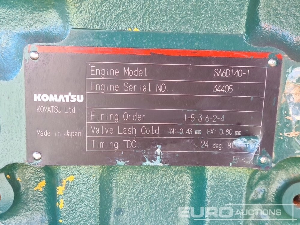 Motor Komatsu 6 Cylinder Engine: foto 15