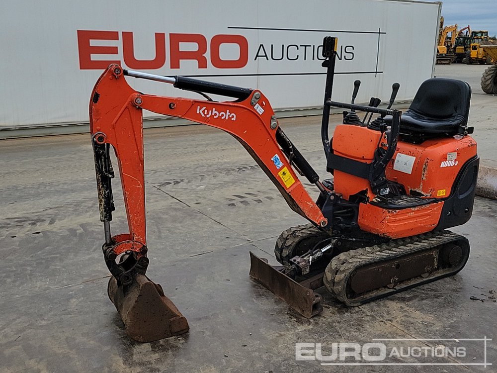 Kubota K008-3 - Mini escavadeira: foto 1 Kubota K008-3 - Mini escavadeira: foto 1