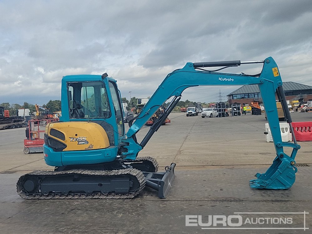 Mini escavadeira Kubota KX155-3SZ: foto 6