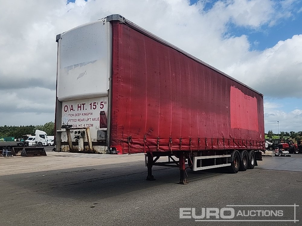 Lawrence David SDC 45' Tri Axle Curtainsider Trailer - Semi-reboque de lona: foto 1 Lawrence David SDC 45' Tri Axle Curtainsider Trailer - Semi-reboque de lona: foto 1