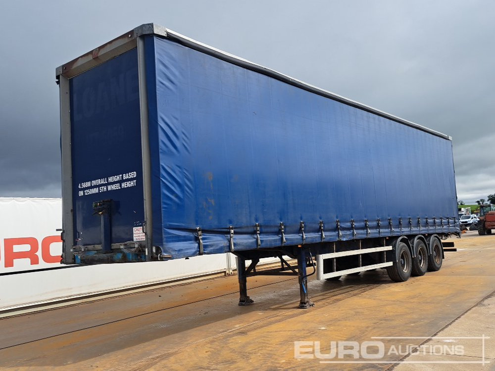 Lawrence David SDC 45' Tri Axle Curtainsider Trailer - Semi-reboque de lona: foto 1 Lawrence David SDC 45' Tri Axle Curtainsider Trailer - Semi-reboque de lona: foto 1