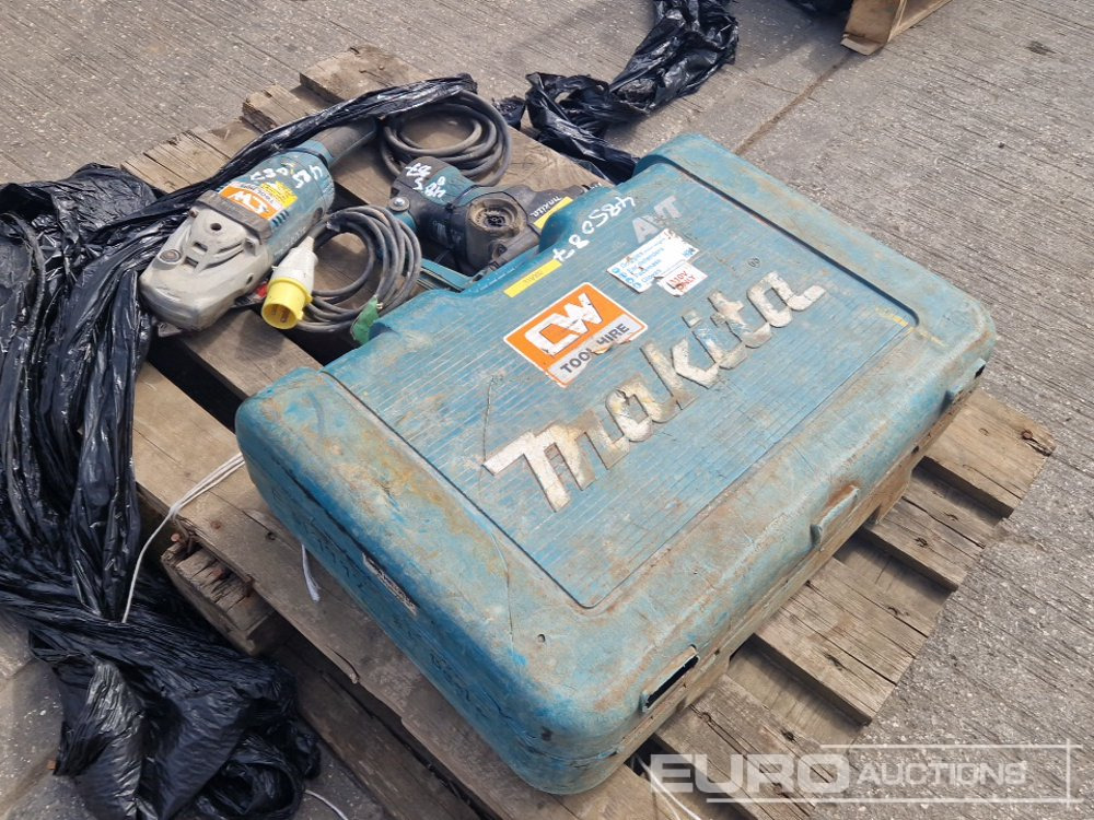 Makita 110 Volt Hammer Drill, Grinder, Impact Wrench, Poker Unit - Equipamento de construção: foto 2 Makita 110 Volt Hammer Drill, Grinder, Impact Wrench, Poker Unit - Equipamento de construção: foto 2