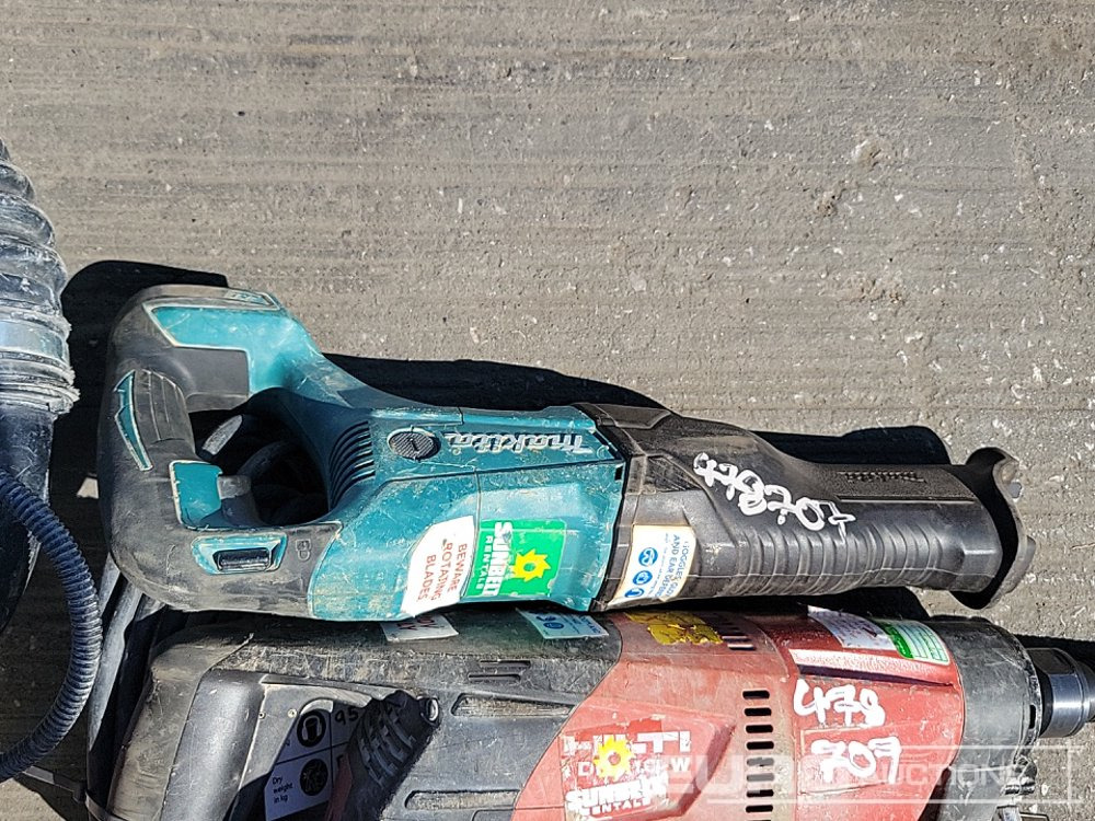 Equipamento de construção Makita Battery Reciprocating Saw, Hilti 110Volt Diamond Core Drill, Hilti Battery Hammer Drill, Hilti Battery Impact Gun, Makita 110Volt Impact Gun, Hilti Battery Drill, Stihl Petrol Backpack Leaf Blo: foto 18