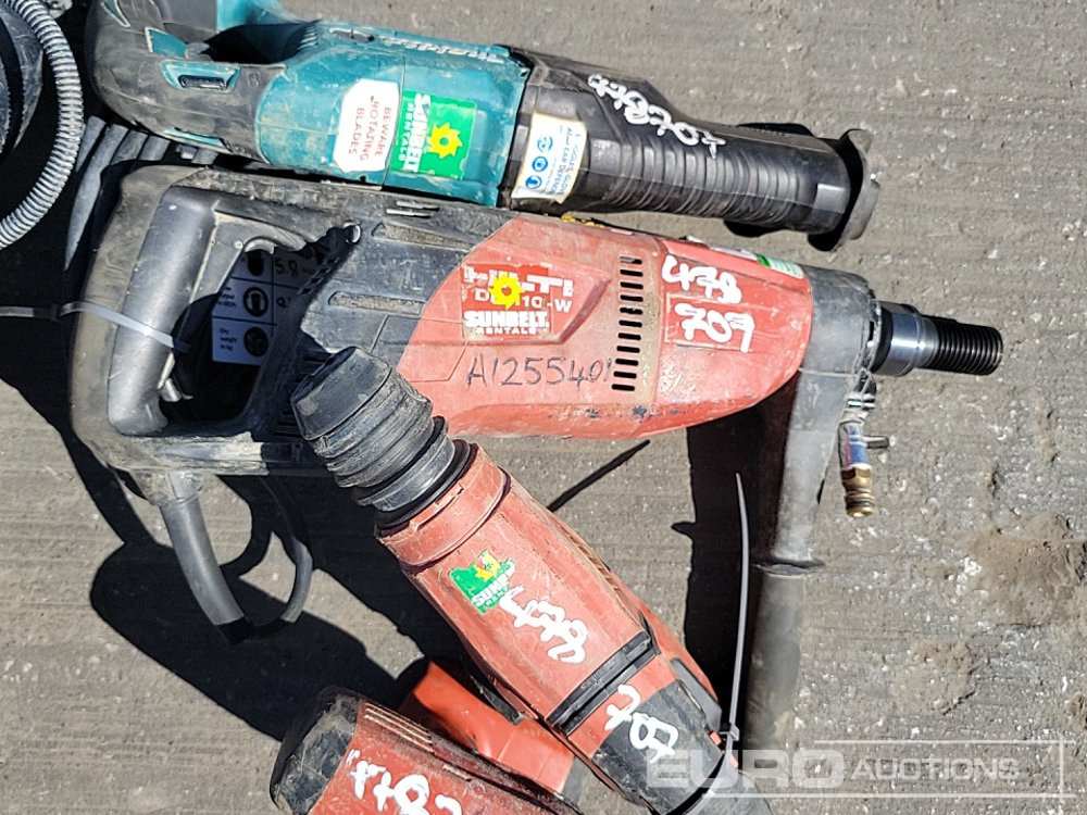 Equipamento de construção Makita Battery Reciprocating Saw, Hilti 110Volt Diamond Core Drill, Hilti Battery Hammer Drill, Hilti Battery Impact Gun, Makita 110Volt Impact Gun, Hilti Battery Drill, Stihl Petrol Backpack Leaf Blo: foto 17