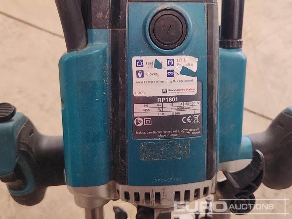 Equipamento de construção Makita RP1801 110 Volt Router: foto 11