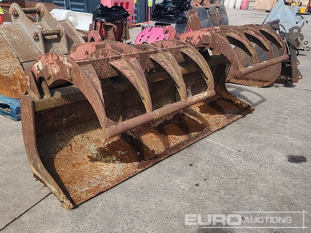 Redrock 104" Hydraulic Muck Grab to suit JCB Telehandler - Máquina agrícola: foto 1 Redrock 104" Hydraulic Muck Grab to suit JCB Telehandler - Máquina agrícola: foto 1
