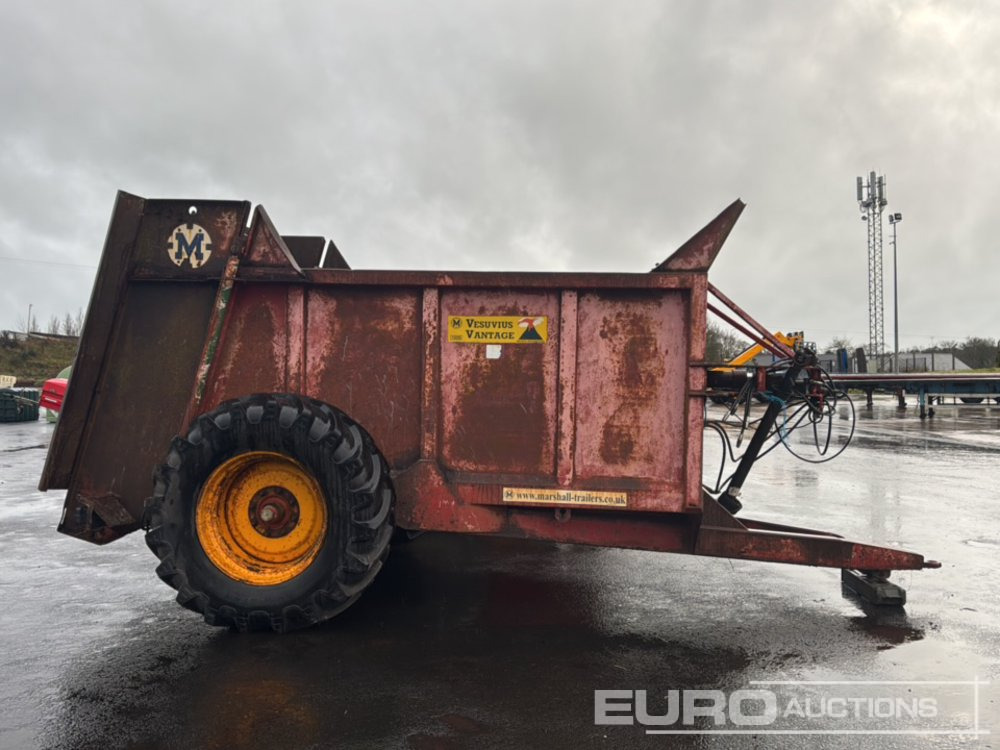 Marshall VES1500 Single Axle Muck Spreader - Reboque agrícola: foto 5 Marshall VES1500 Single Axle Muck Spreader - Reboque agrícola: foto 5