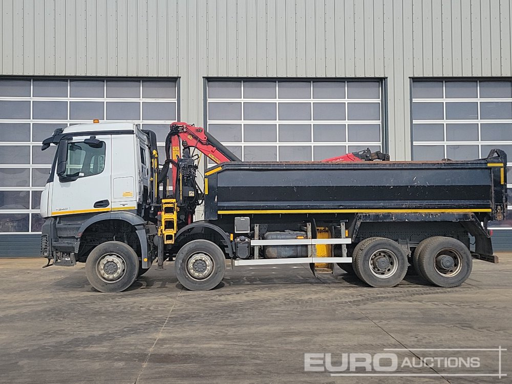 Mercedes Arocs 3240 - Camião basculante, Camião grua: foto 2 Mercedes Arocs 3240 - Camião basculante, Camião grua: foto 2