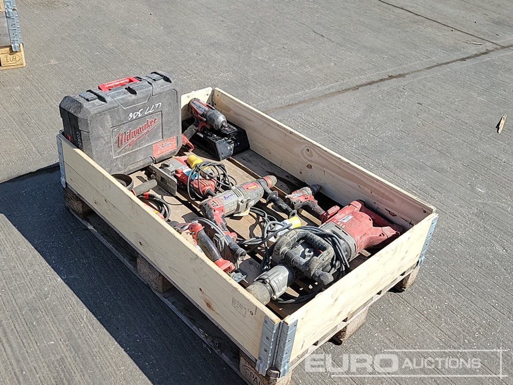 Equipamento de construção Milwaukee 6Ah Battery, Battery Circular Saw, Hammer Drill, Drill, Impact Driver, 110Volt Jigsaw, Grinder, Hammer Drill, Breaker: foto 7