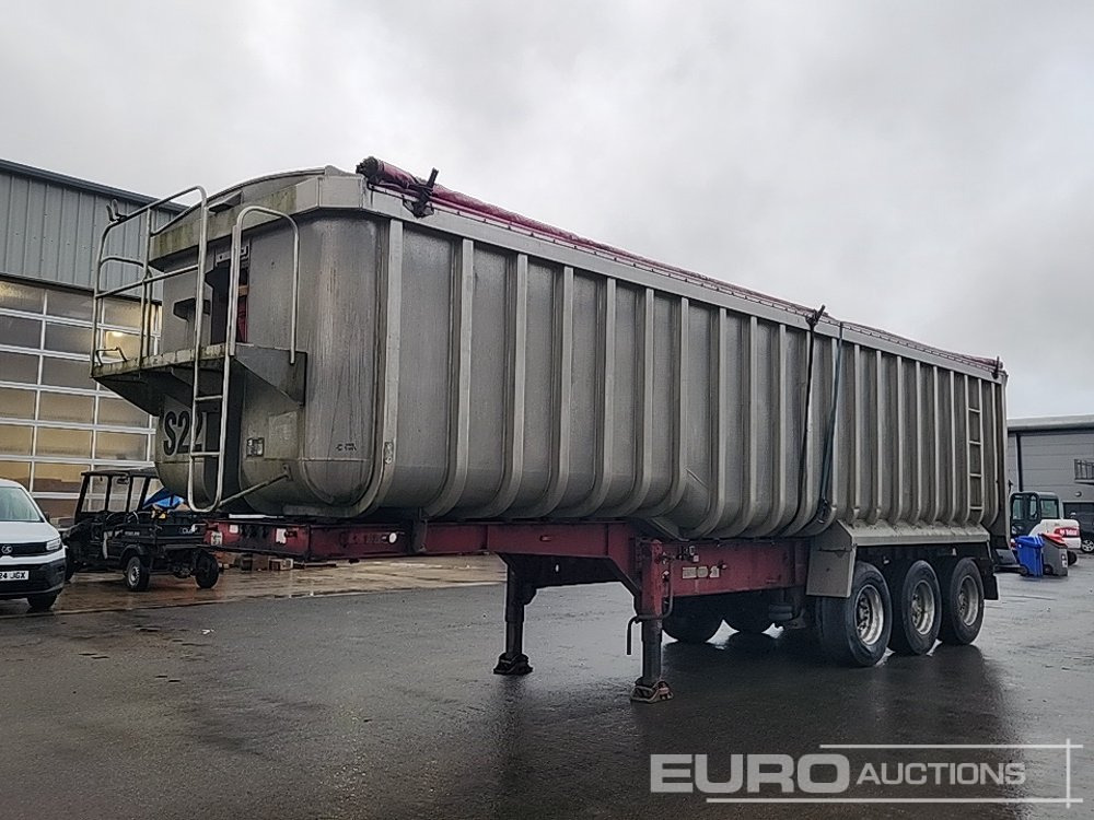 Montacon Tri Axle Bulk Tipping Trailer, Roll Over Cover - Semi-reboque basculante: foto 1 Montacon Tri Axle Bulk Tipping Trailer, Roll Over Cover - Semi-reboque basculante: foto 1