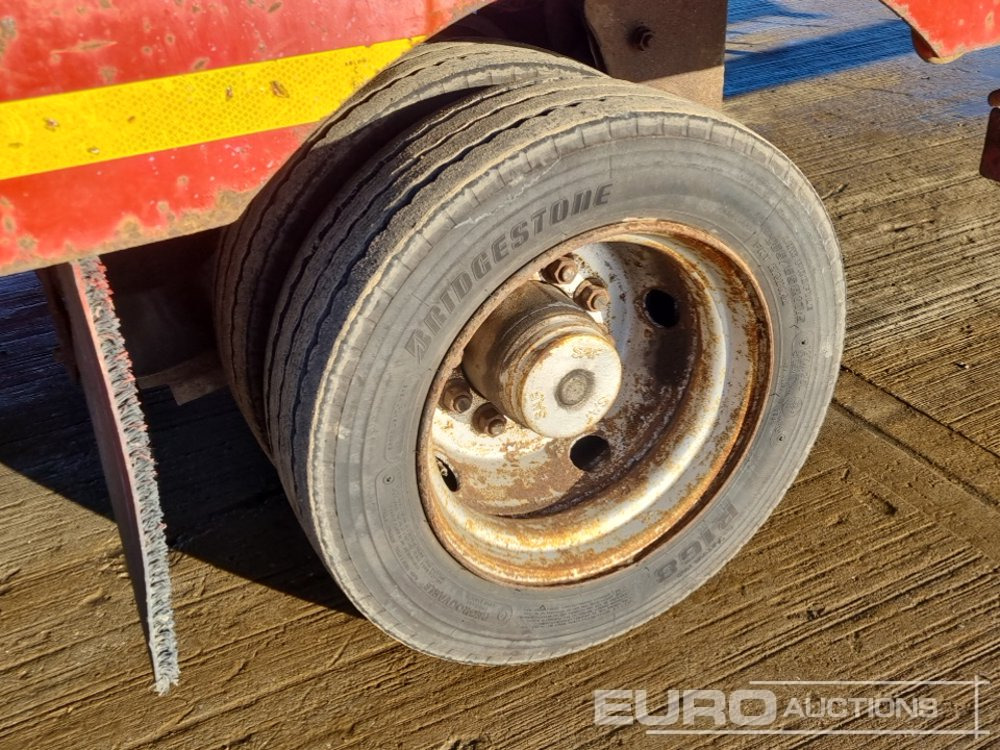 Camião de caixa aberta/ Plataforma Nooteboom 4 Axle Extendable Low Loader Trailer, Twin Axle Rear Steer, Out Riggers: foto 16