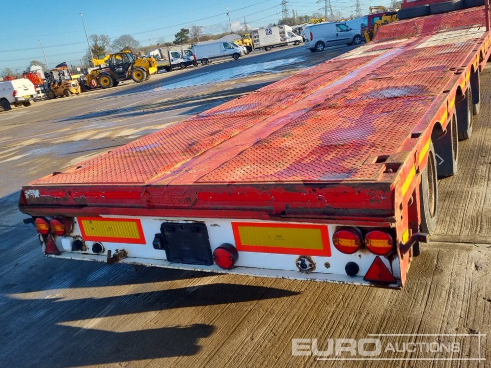Camião de caixa aberta/ Plataforma Nooteboom 4 Axle Extendable Low Loader Trailer, Twin Axle Rear Steer, Out Riggers: foto 17