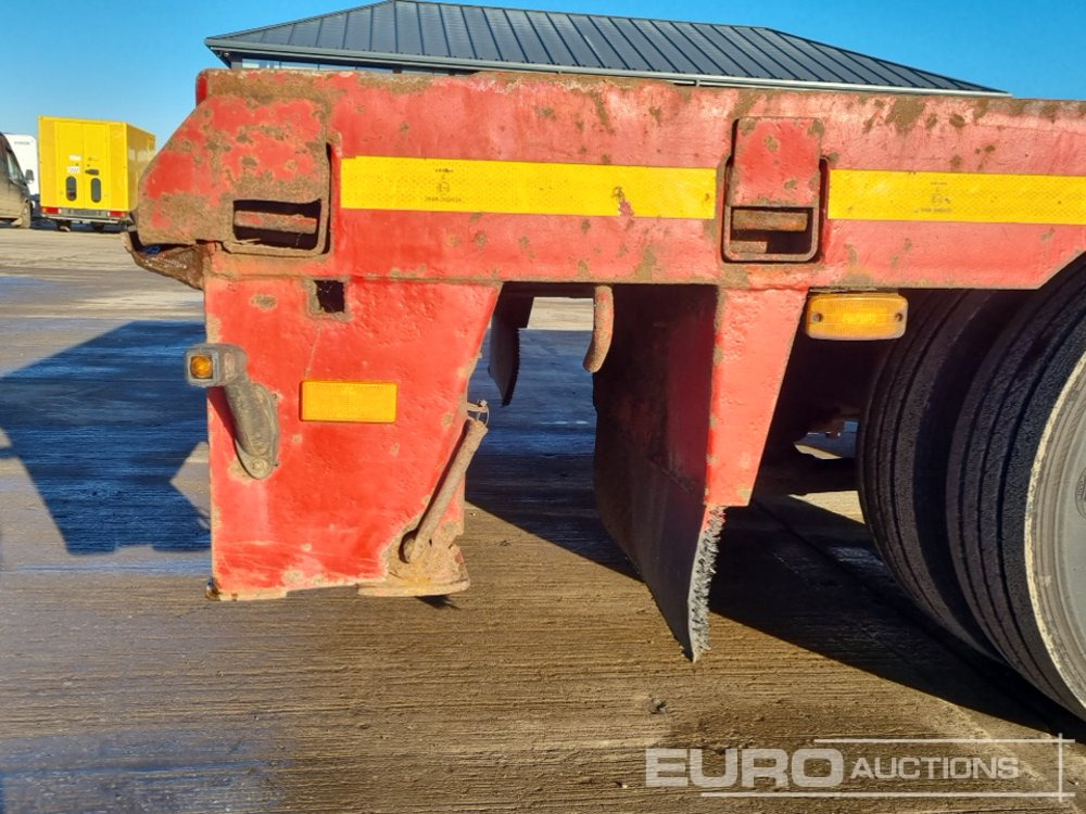 Camião de caixa aberta/ Plataforma Nooteboom 4 Axle Extendable Low Loader Trailer, Twin Axle Rear Steer, Out Riggers: foto 19