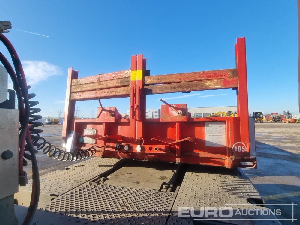 Camião de caixa aberta/ Plataforma Nooteboom 4 Axle Extendable Low Loader Trailer, Twin Axle Rear Steer, Out Riggers: foto 8
