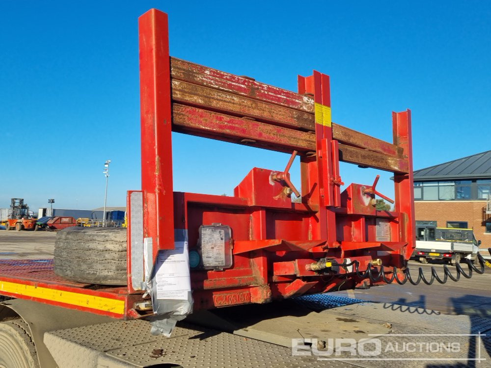 Camião de caixa aberta/ Plataforma Nooteboom 4 Axle Extendable Low Loader Trailer, Twin Axle Rear Steer, Out Riggers: foto 25