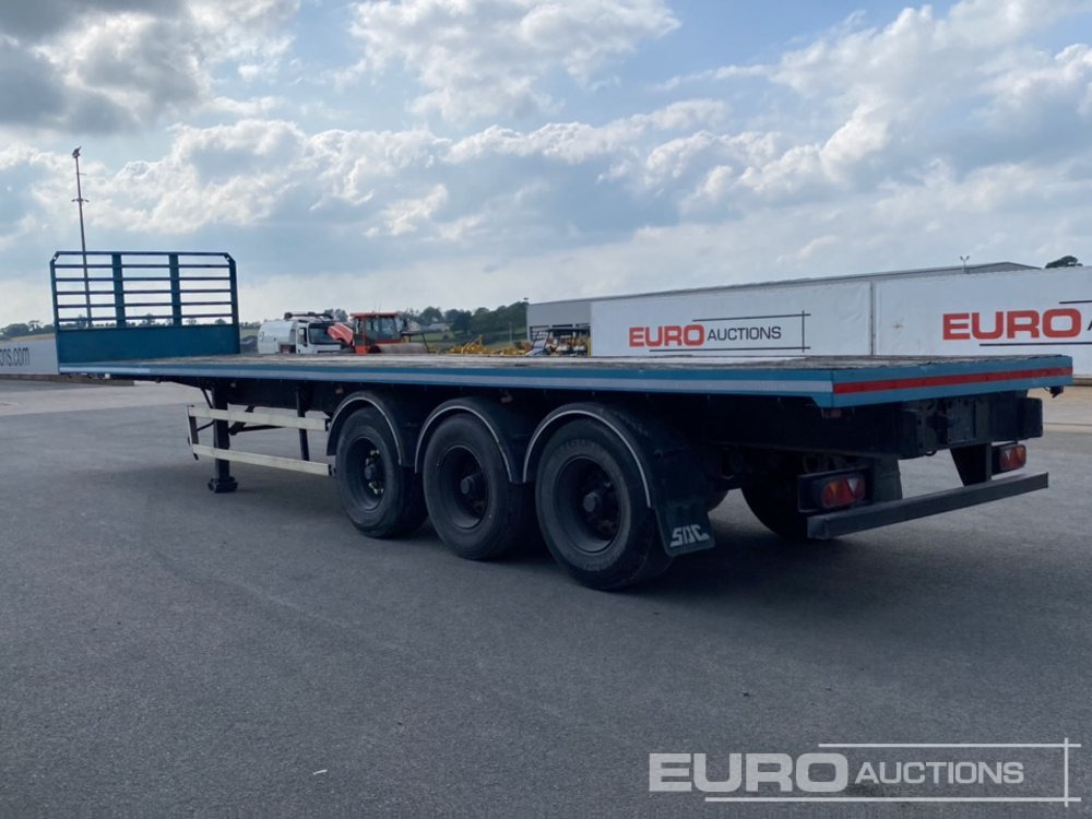 SDC 40' Tri Axle Flat Trailer, BPW Axles - Semi-reboque plataforma/ Caixa aberta: foto 3 SDC 40' Tri Axle Flat Trailer, BPW Axles - Semi-reboque plataforma/ Caixa aberta: foto 3