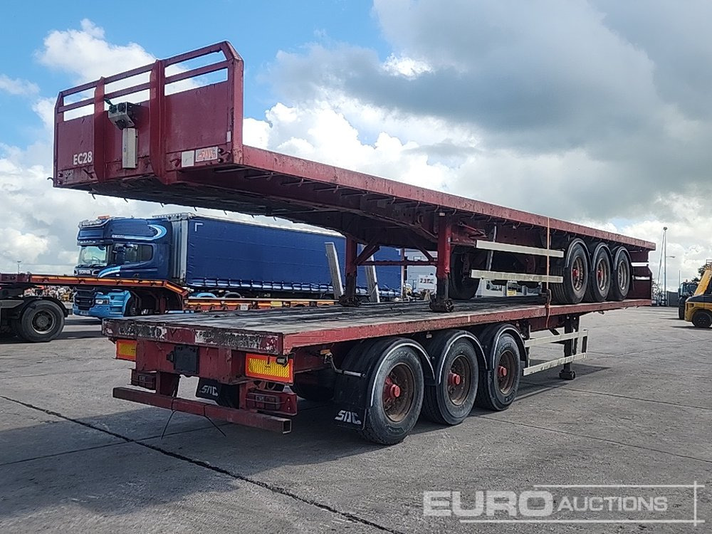 SDC 42 & 40' Tri Axle Flat Trailer, BPW Axles (2 of) - Semi-reboque plataforma/ Caixa aberta: foto 5 SDC 42 & 40' Tri Axle Flat Trailer, BPW Axles (2 of) - Semi-reboque plataforma/ Caixa aberta: foto 5