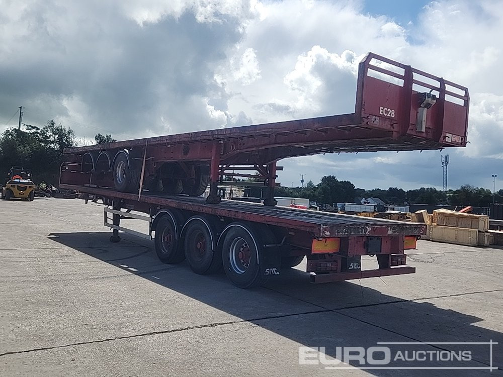 SDC 42 & 40' Tri Axle Flat Trailer, BPW Axles (2 of) - Semi-reboque plataforma/ Caixa aberta: foto 3 SDC 42 & 40' Tri Axle Flat Trailer, BPW Axles (2 of) - Semi-reboque plataforma/ Caixa aberta: foto 3