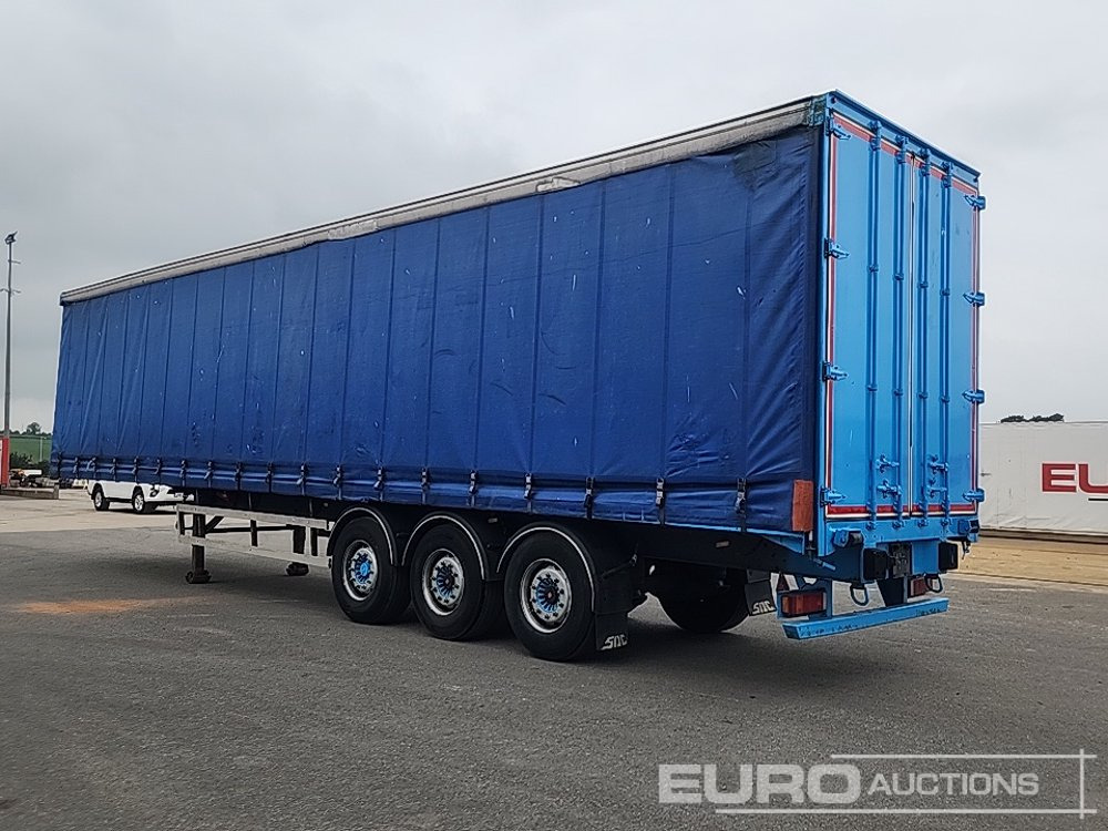 SDC 45' Tri Axle Curtainsider Trailer - Semi-reboque de lona: foto 3 SDC 45' Tri Axle Curtainsider Trailer - Semi-reboque de lona: foto 3