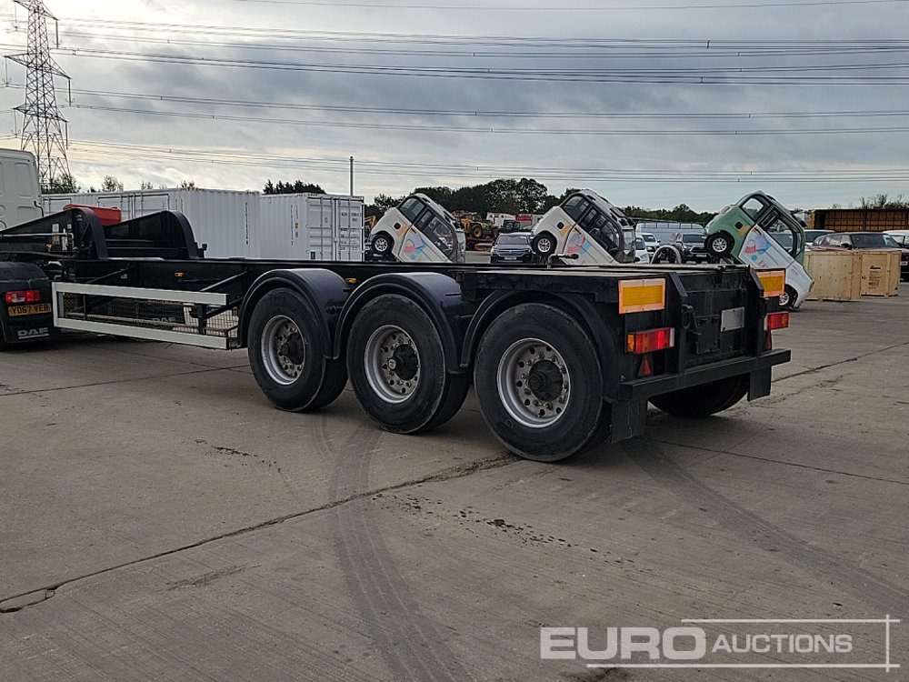 SDC Trailers Ltd Tri Axle Skeleton Trailer, Twist Locks - Semi-reboque plataforma/ Caixa aberta: foto 3 SDC Trailers Ltd Tri Axle Skeleton Trailer, Twist Locks - Semi-reboque plataforma/ Caixa aberta: foto 3