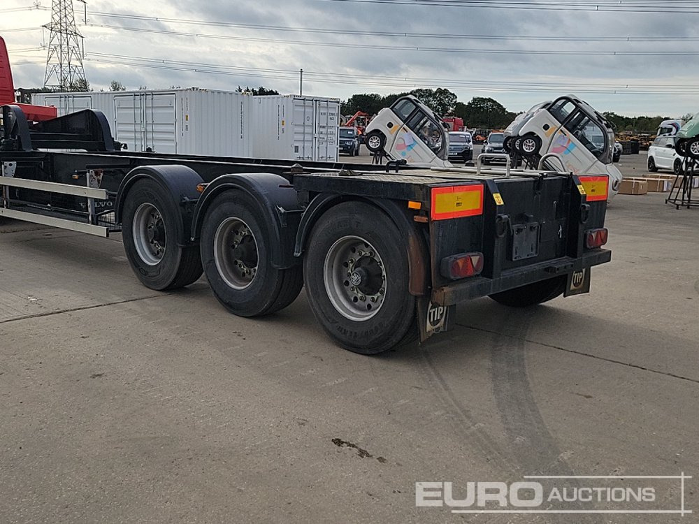 SDC Trailers Ltd Tri Axle Skeleton Trailer, Twist Locks - Semi-reboque plataforma/ Caixa aberta: foto 3 SDC Trailers Ltd Tri Axle Skeleton Trailer, Twist Locks - Semi-reboque plataforma/ Caixa aberta: foto 3