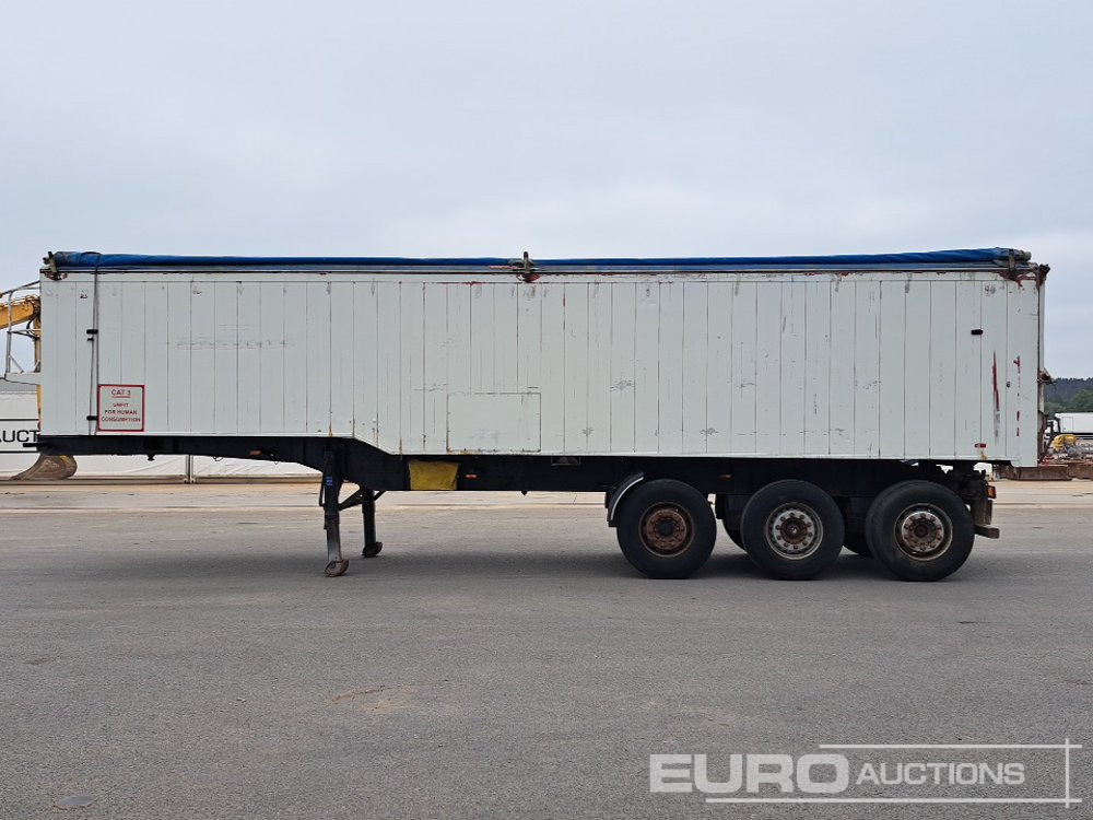 SDC Tri Axle Bulk Tipping Trailer, Scales, Aluminium Body, Roll Over Cover - Semi-reboque basculante: foto 4 SDC Tri Axle Bulk Tipping Trailer, Scales, Aluminium Body, Roll Over Cover - Semi-reboque basculante: foto 4