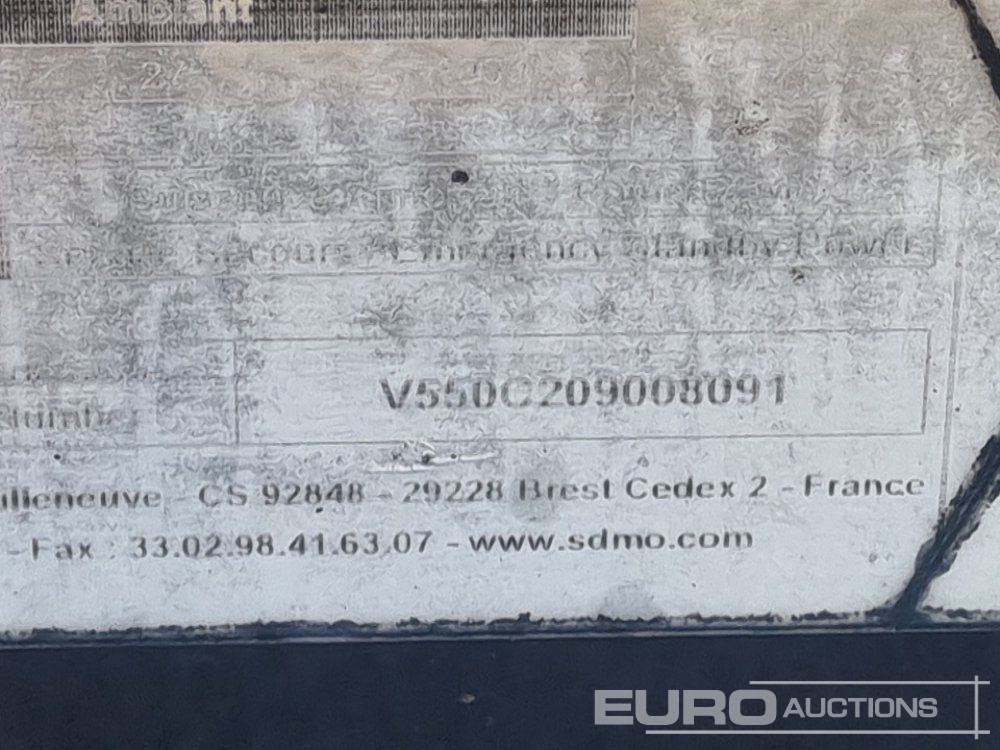 Gerador elétrico SDMO V550: foto 26
