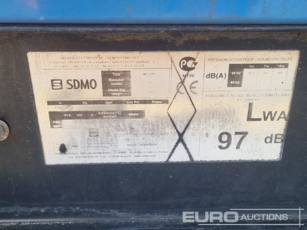 Gerador elétrico SDMO V550: foto 25
