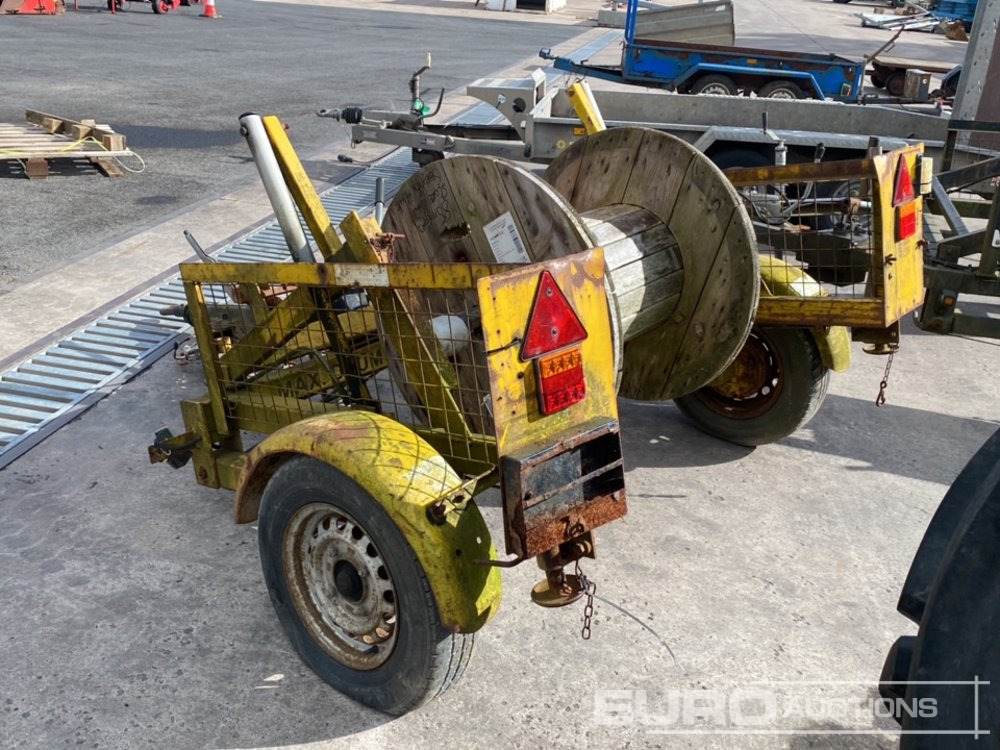 Single Axle Cable Reel Trailer - Reboque porta máquinas: foto 2 Single Axle Cable Reel Trailer - Reboque porta máquinas: foto 2
