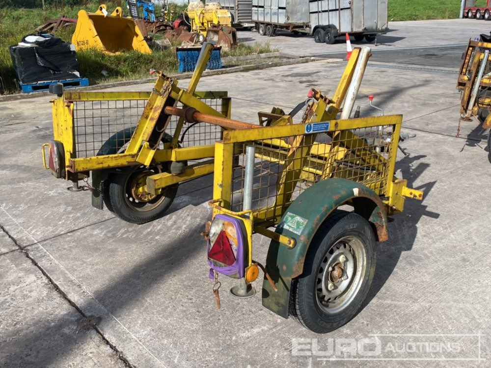Single Axle Cable Reel Trailer - Reboque porta máquinas: foto 3 Single Axle Cable Reel Trailer - Reboque porta máquinas: foto 3