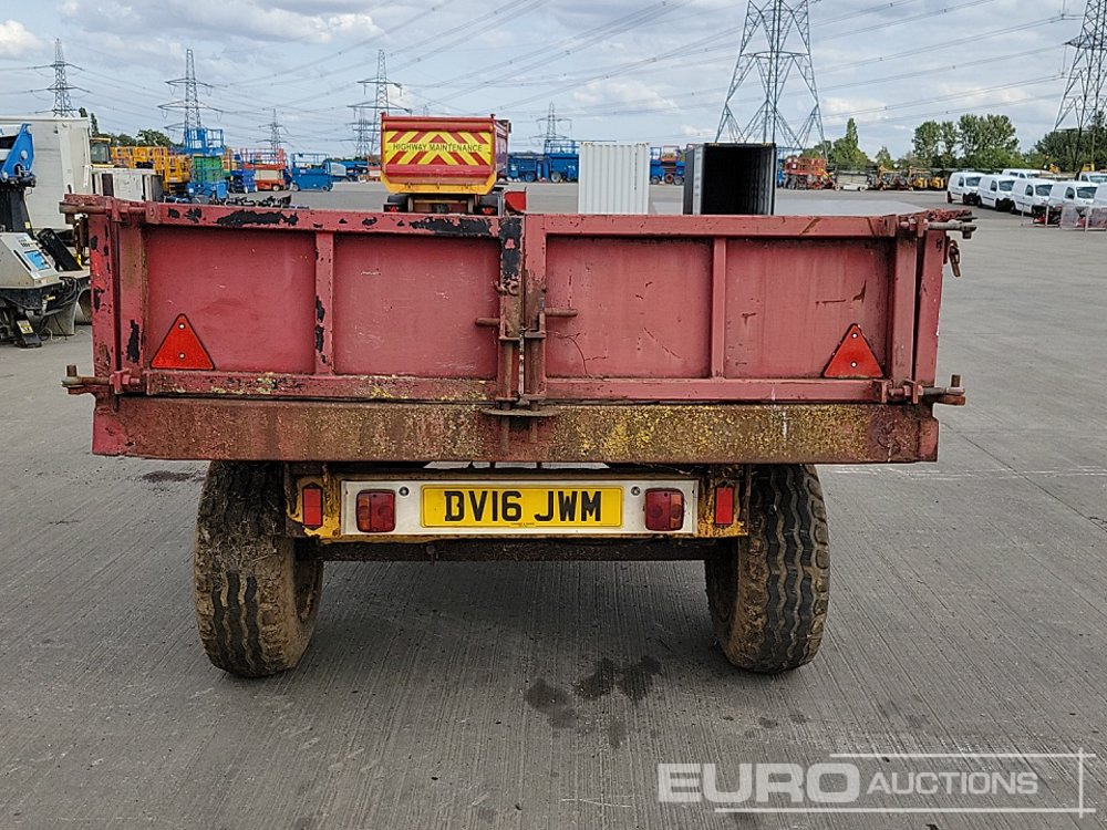 Single Axle Draw Bar Hydrailic Tipping Trailer - Reboque agrícola: foto 4 Single Axle Draw Bar Hydrailic Tipping Trailer - Reboque agrícola: foto 4