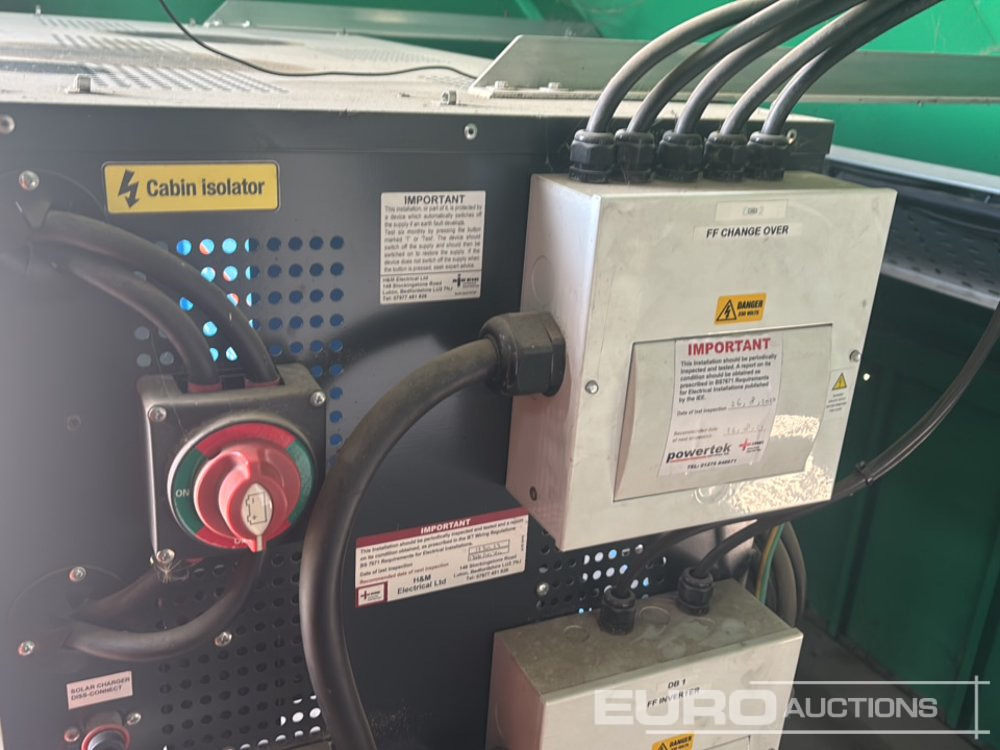 Gerador elétrico Solar Pod Stephill SSDK25AJC 24kVA Generator, Kubota Engine: foto 43