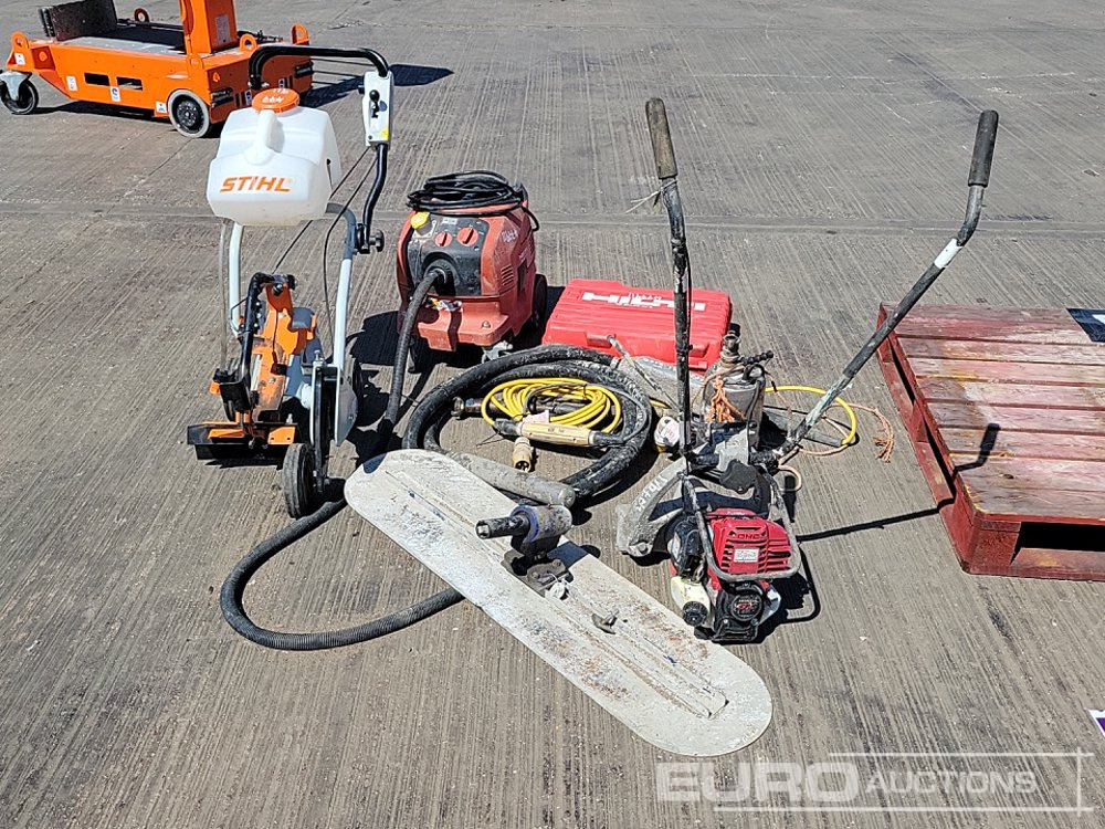 Stihl Quick Cut Saw Trolley, 110Volt Concrete Poker, 110Volt Submersible Water Pump, Pneumatic Scabbler, Concrete Float, Hilti 110Volt Vacuum, Hilti Battery Nail Gun, Petrol Concrete Screed Drive Unit - Equipamento de construção: foto 4 Stihl Quick Cut Saw Trolley, 110Volt Concrete Poker, 110Volt Submersible Water Pump, Pneumatic Scabbler, Concrete Float, Hilti 110Volt Vacuum, Hilti Battery Nail Gun, Petrol Concrete Screed Drive Unit - Equipamento de construção: foto 4