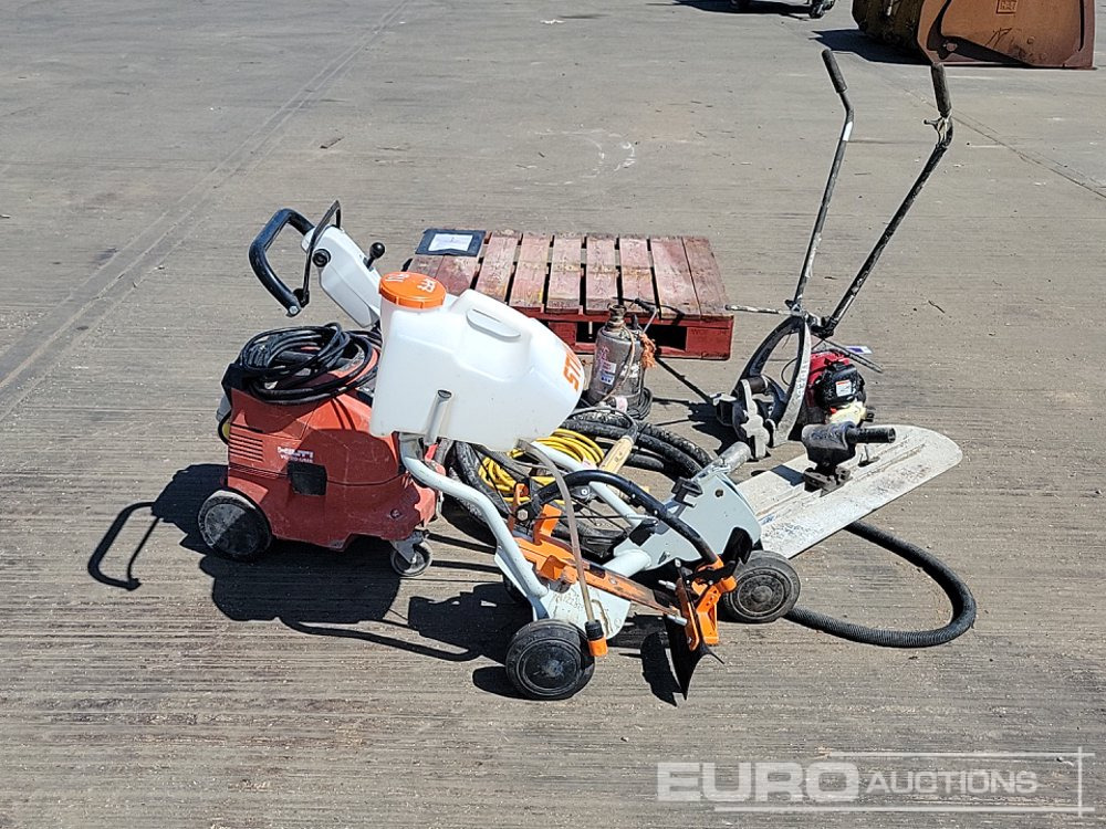 Stihl Quick Cut Saw Trolley, 110Volt Concrete Poker, 110Volt Submersible Water Pump, Pneumatic Scabbler, Concrete Float, Hilti 110Volt Vacuum, Hilti Battery Nail Gun, Petrol Concrete Screed Drive Unit - Equipamento de construção: foto 2 Stihl Quick Cut Saw Trolley, 110Volt Concrete Poker, 110Volt Submersible Water Pump, Pneumatic Scabbler, Concrete Float, Hilti 110Volt Vacuum, Hilti Battery Nail Gun, Petrol Concrete Screed Drive Unit - Equipamento de construção: foto 2