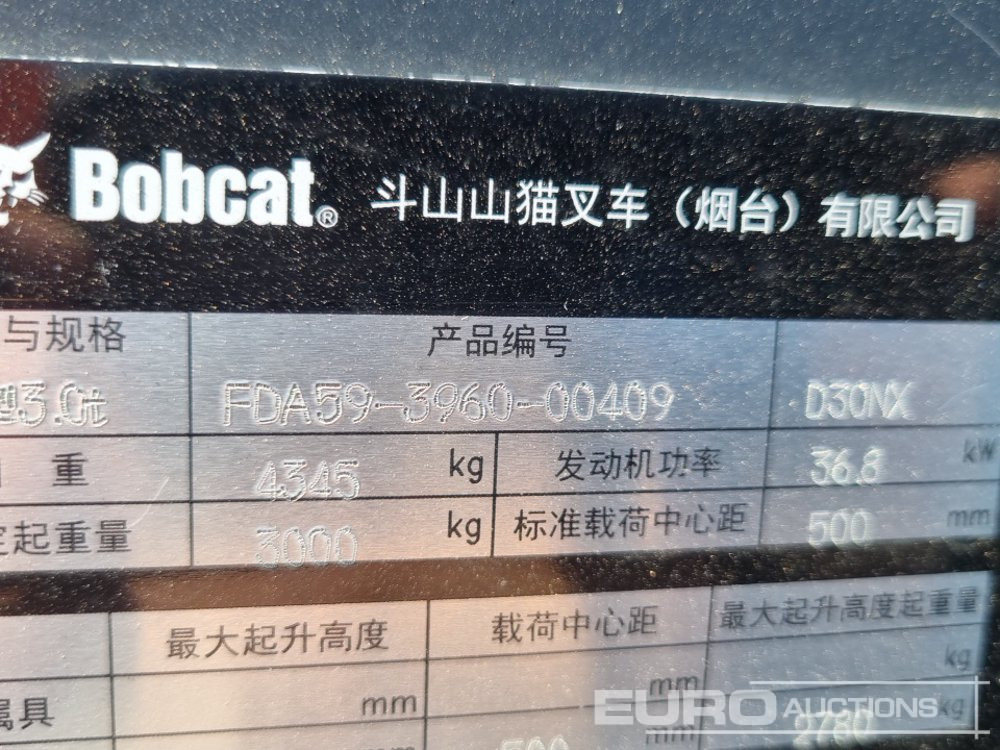 Empilhador Unused 2024 Bobcat D30NX: foto 41