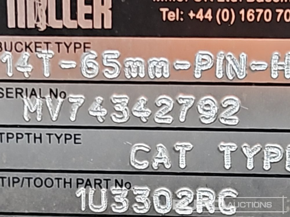 Balde novo Unused 2024 Miller 24" Digging 65mm Pin to suit 13 Ton Excavator: foto 14 Balde novo Unused 2024 Miller 24" Digging 65mm Pin to suit 13 Ton Excavator: foto 14