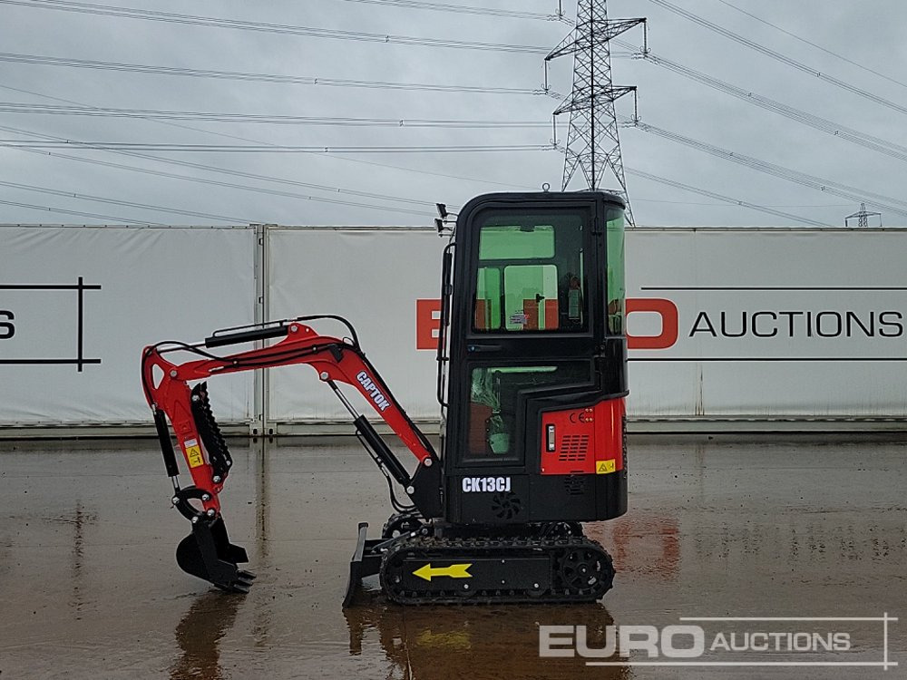 Unused 2025 Captok CK13C - Mini escavadeira: foto 2 Unused 2025 Captok CK13C - Mini escavadeira: foto 2