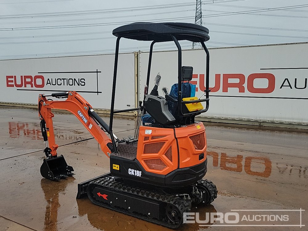 Unused 2025 Captok CK18F - Mini escavadeira: foto 3 Unused 2025 Captok CK18F - Mini escavadeira: foto 3