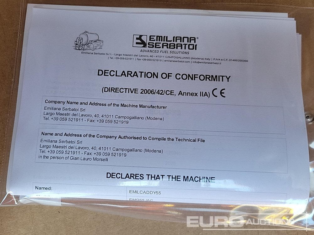 Depósito de armazenamento Unused 2025 Emiliana Serbatoi 55AC: foto 16